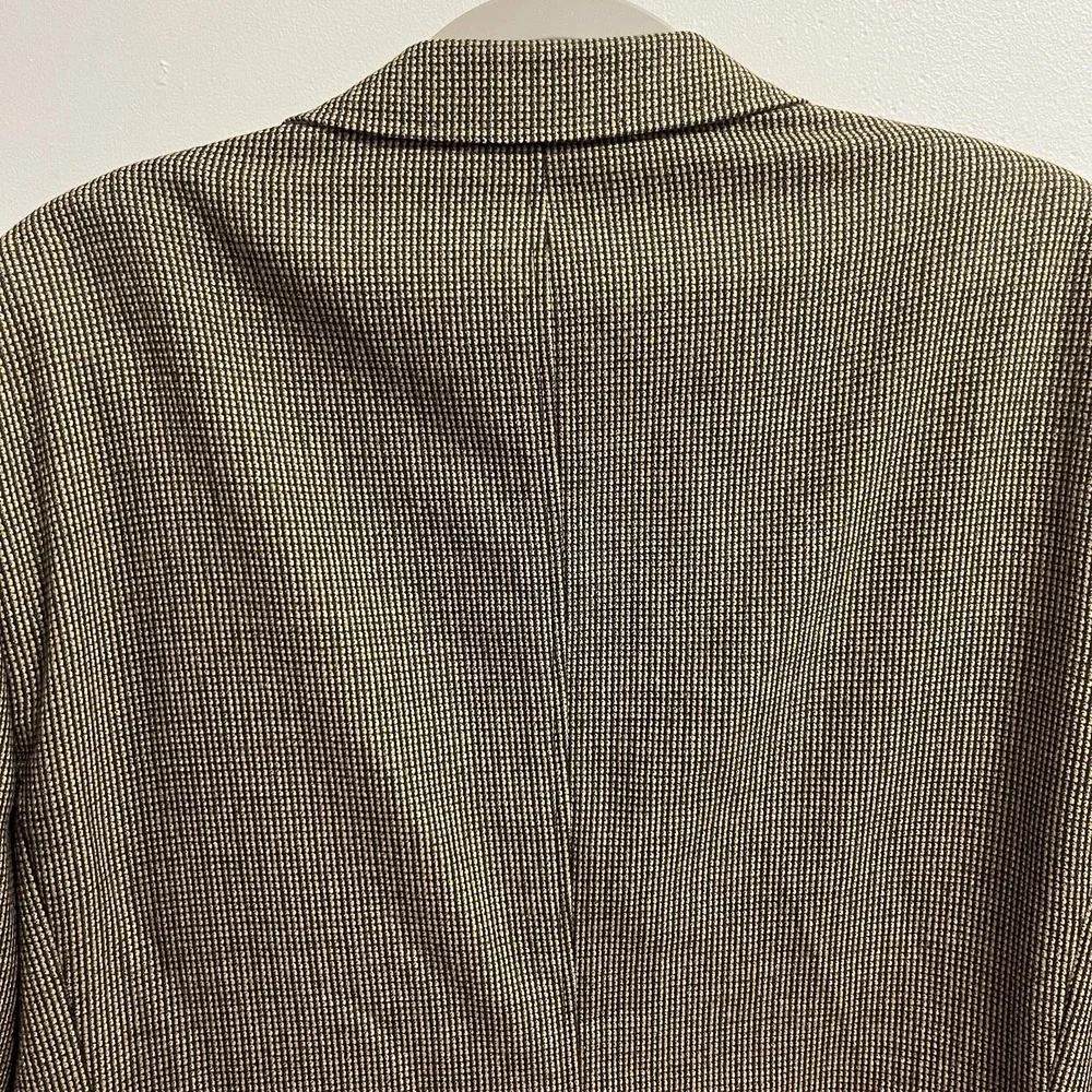 Vintage Nat Nast Large Men Vintage Twill‎ Wool Sport Coat Brown Tan